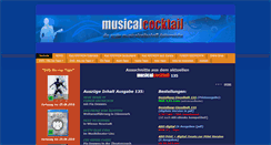 Desktop Screenshot of musicalcocktail.info